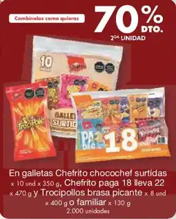 Metro En galletas chefrito chocochef surtidas oferta