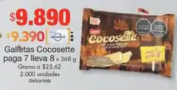 Metro Cocosette galletas oferta
