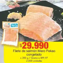 Metro Filete de salmón mero pekao congelado oferta