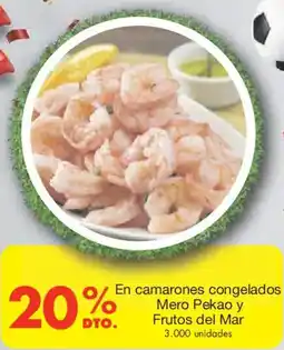 Metro En camarones congelados mero pekao y frutos del mar oferta