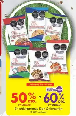 Metro Don chicharrón en chicharrones oferta