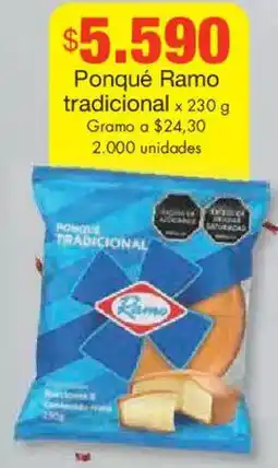 Metro Ponqué ramo tradicional oferta