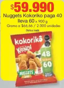 Metro Kokoriko nuggets oferta