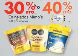 Metro Mimo's en helados oferta