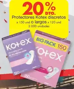 Metro Kotex protectores discretos oferta