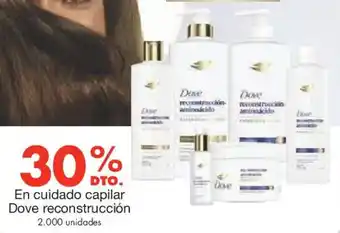 Dove en cuidado capilar reconstrucción