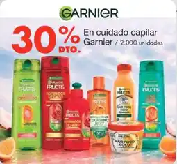 Metro Garnier en cuidado capilar oferta