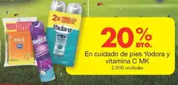 Metro En cuidado de pies yodora y vitamina c mk oferta