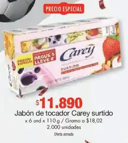 Metro Carey jabón de tocador surtido oferta