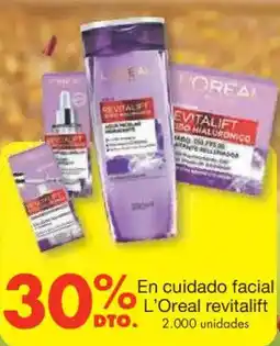 Metro L'oreal en cuidado facial revitalift oferta