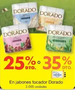 Metro Dorado en jabones tocador oferta