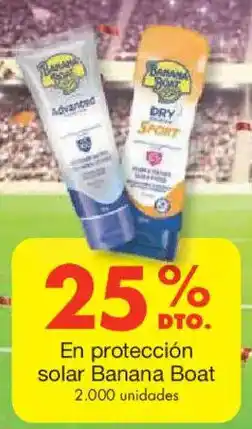 Metro Banana boat en protección solar oferta