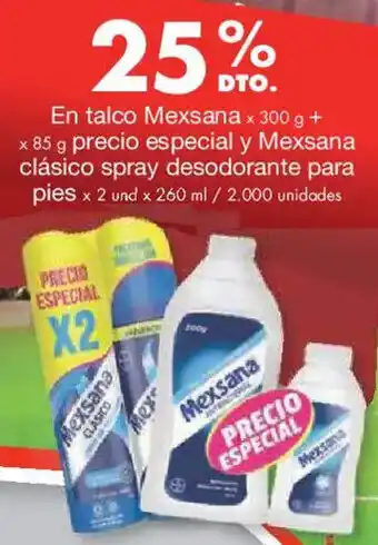 Mexsana en talco