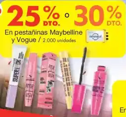Metro Maybelline y vogue en pestañinas oferta