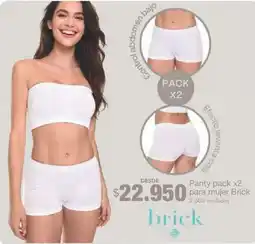 Metro Brick panty para mujer oferta