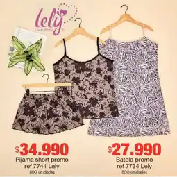 Metro Lely pijama short promo oferta