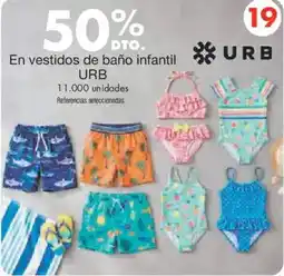 Metro Urb en vestidos de baño infantil oferta