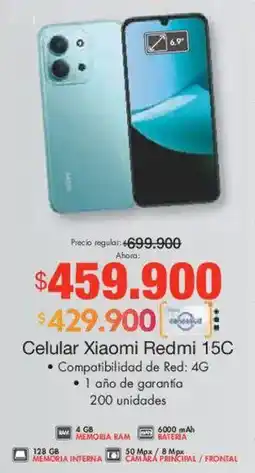 Metro Xiaomi redmi 15c celular oferta