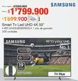 Metro Samsung smart tv led uhd 4k 55" oferta