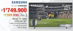 Metro Samsung smart tv qled uhd 4k 50" oferta
