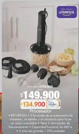 Metro Procesador oferta