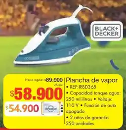 Metro Black+ decker plancha de vapor oferta