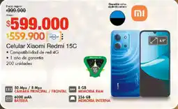 Metro Xiaomi redmi 15c celular oferta