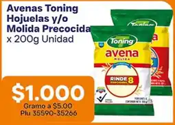 La Gran Colombia Avenas toning hojuelas y/o molida precocida oferta