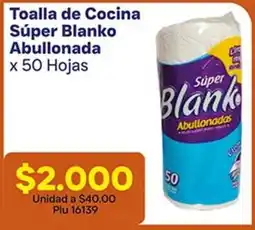 La Gran Colombia Súper blanko abullonada toalla de cocina oferta