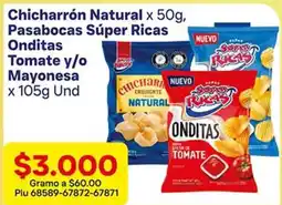 La Gran Colombia Chicharrón natural oferta