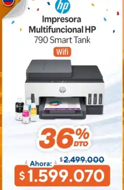 Alkosto Hp - impressora multifuncional 790 smart tank wifi oferta
