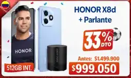 Alkosto Honor x8d + parlante oferta