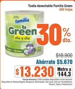 Alkosto Green - toalla desechable oferta