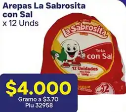 La Gran Colombia La sabrosita arepas con sal oferta