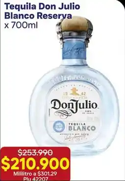 La Gran Colombia Tequila don julio blanco reserva oferta