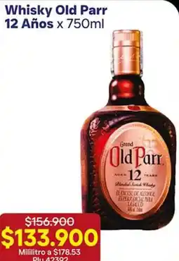 La Gran Colombia Old parr whisky oferta
