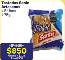 La Gran Colombia Sanín artesanas tostadas oferta