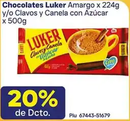 La Gran Colombia Luker chocolates amargo oferta