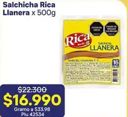 La Gran Colombia Rica llanera salchicha oferta
