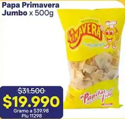 La Gran Colombia Primavera papa jumbo oferta