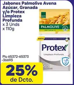 La Gran Colombia Palmolive jabones avena azúcar, granada oferta