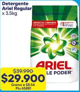 La Gran Colombia Ariel detergente regular oferta