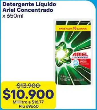 La Gran Colombia Ariel detergente líquido concentrado oferta