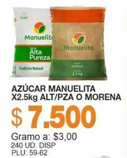 Mercar Manuelita azúcar oferta