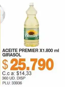 Mercar Premier aceite girasol oferta