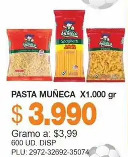 Mercar Muñeca pasta oferta