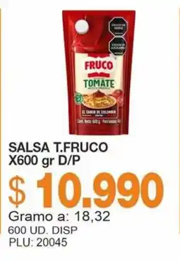 Mercar Salsa t.fruco oferta