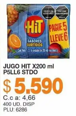 Mercar Hit jugo oferta