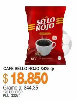 Mercar Sello rojo café oferta