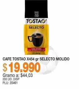 Mercar Tostao café selecto molido oferta